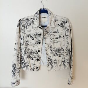 L'Agence Cream Jean Jacket
